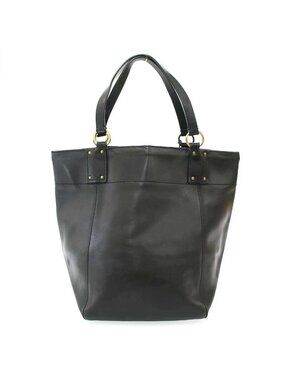 Gucci Leather Tote with Pouch Black